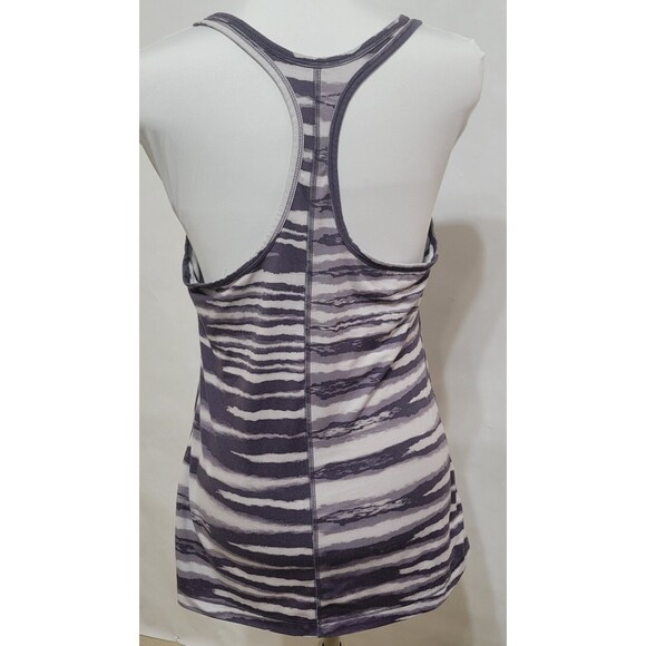 Nike Dry Fit zebra gray white print racerback tank top size large - Picture 2 of 6